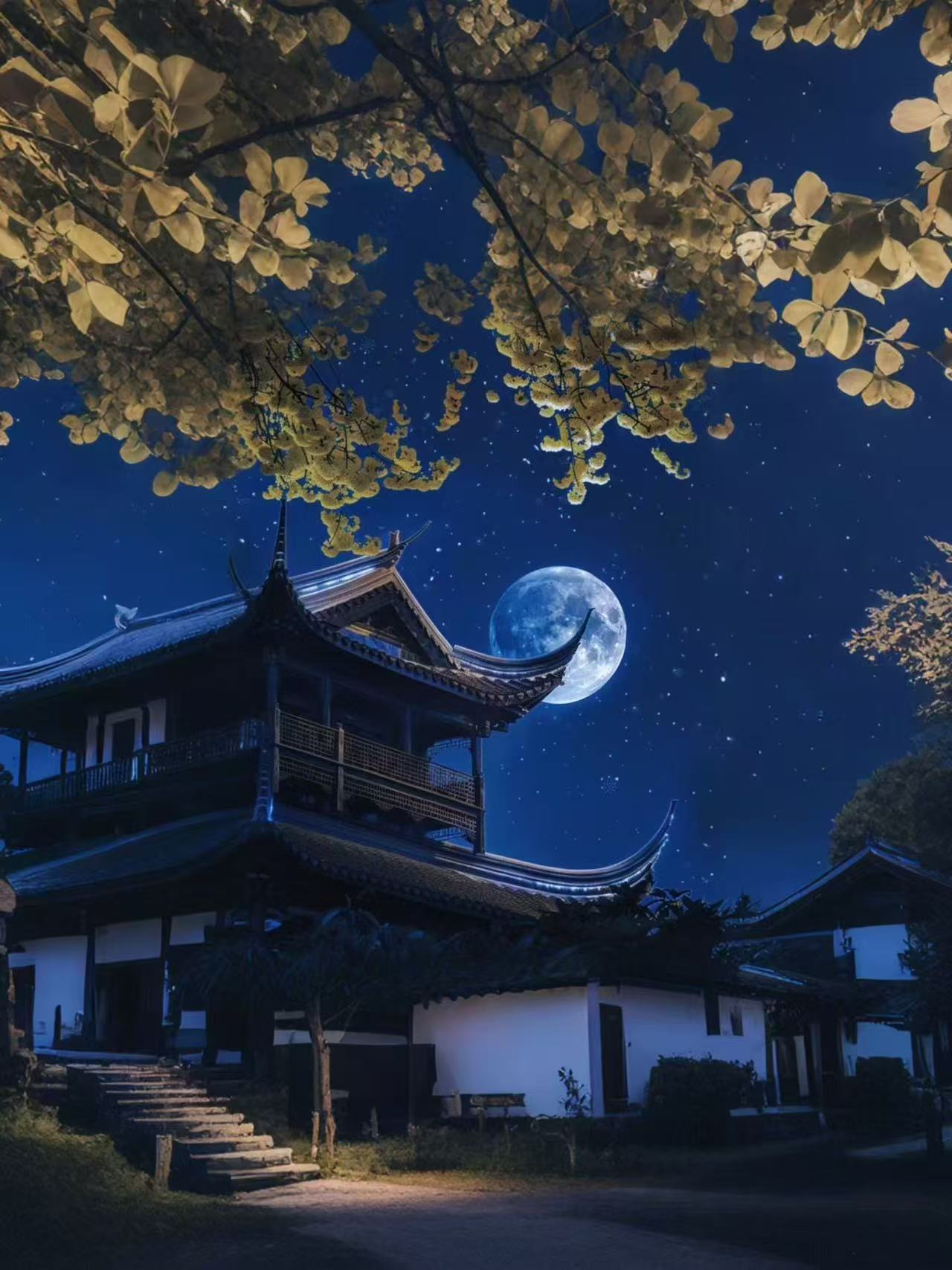 月下孤酌 月下孤酌