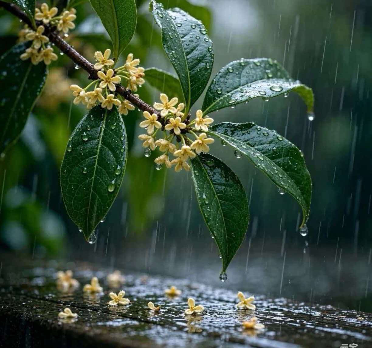 桂花雨初落